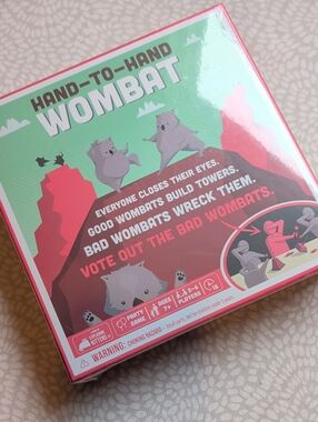 Hand-to-Hand Wombat Party Game by Exploding Kittens New Sealed Box